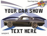 100 4"x3" CUSTOM CAR SHOW DASH PLAQUES!