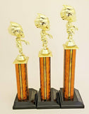 HALLOWEEN ZOMBIE TROPHY SET (3) - FREE ENGRAVING!!!