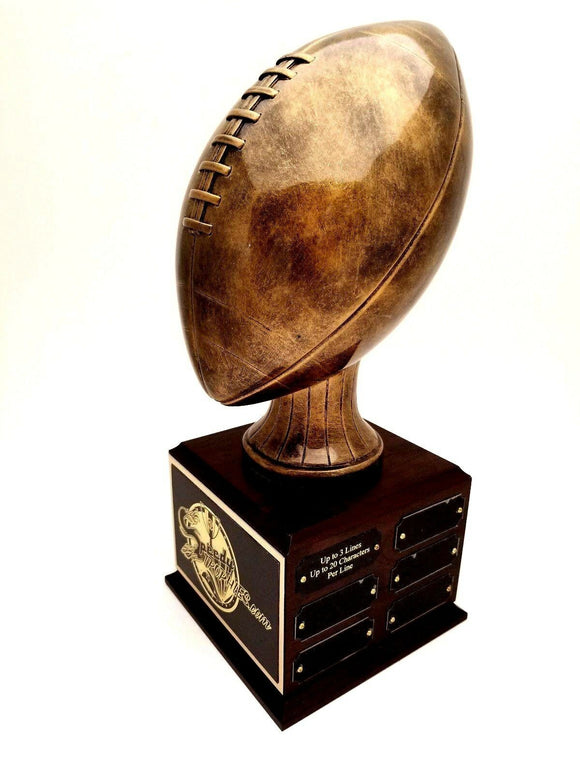 FANTASY FOOTBALL TROPHY 18 YEAR PERPETUAL- FREE ENGRAVING!