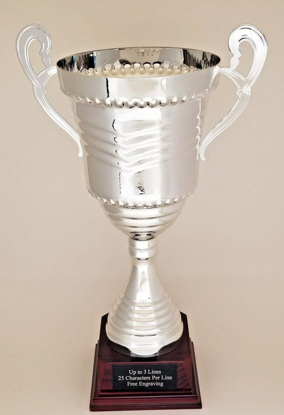 SILVER METAL TROPHY CUP 18.75