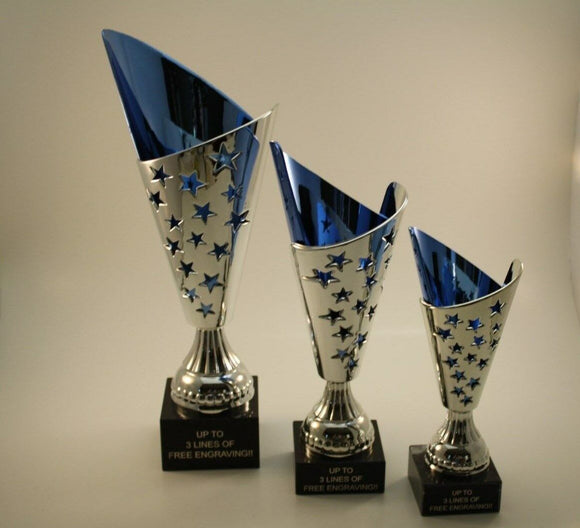 TROPHY CUP SET!  FREE ENGRAVING!  SHIPS IN 1 BUSINESS DAY!!