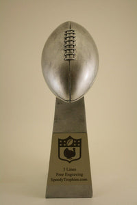 TURKEY BOWL TROPHY 14" LOMBARDI -  FREE ENGRAVING!  FANTASY FOOTBALL