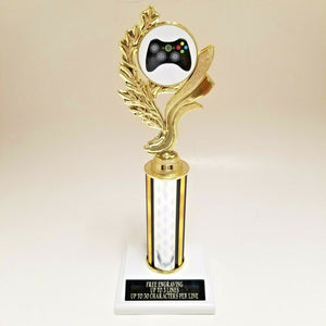 XBOX CONTROLLER SINGLE POST 12" TROPHY- FREE ENGRAVING