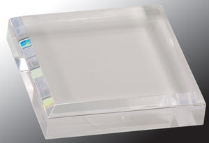 3" x 3" Clear Acrylic Paperweight