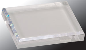 4 1/2" x 3 1/2" Clear Acrylic Paperweight