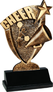6" Cheer Broadcast Resin