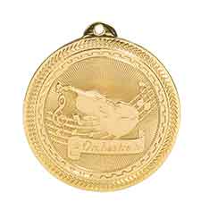 2" Bright Gold Orchestra Laserable BriteLazer Medal