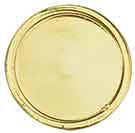 1 3/4" Gold Plain Edge Coin