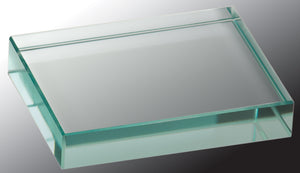 4" x 3" Jade Glass Paperweight
