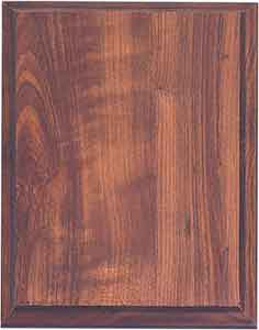 4 1/4" x 6" Cherry Finish Plaque