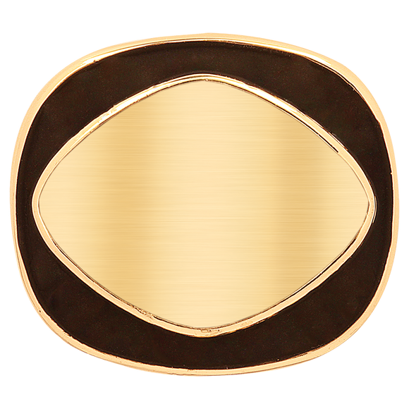 Gold Champion Ring Sublimatable Insert Holder Top without Bling