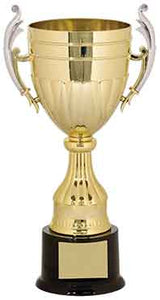13" Gold/Silver Plastic Completed Cup Trophy