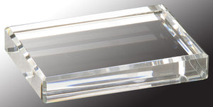 4" x 3" Crystal Rectangle Paperweight