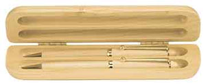 6 3/4" x 2" Maple 2-Pen Case
