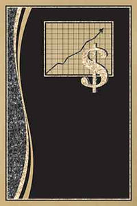 4" x 6" Black/Gold Sales Brass Plated Steel Activity Plaque Plate