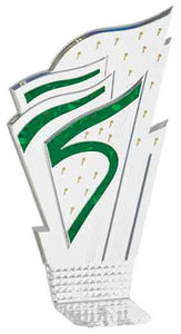 8 1/4" Green with Stars Diamondback
