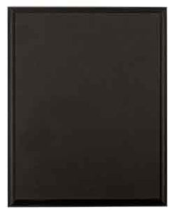 4 1/2" x 6 1/2" DuraCoat Black Finish Plaque