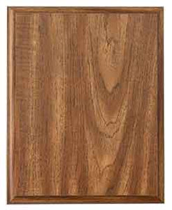 4 1/2" x 6 1/2" DuraCoat Walnut Finish Plaque