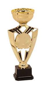 9 5/8" Gold Ribbon 2" Insert Holder Easy Cup Kit