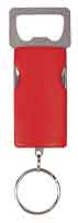3" Red 4-Function Bottle Opener with Keychain