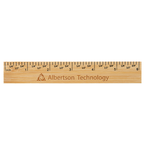 6" Bamboo Ruler