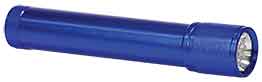 7 3/4" Blue 7-LED Laserable Flashlight