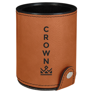 Rawhide Laserable Leatherette Dice Cup with 5 Dice
