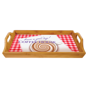 16 1/2" x 9 3/4" Bamboo Serving Tray