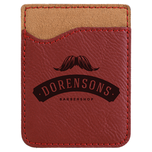 Rose Laserable Leatherette Phone Wallet