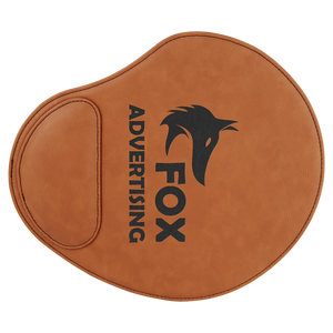 9" x 10 1/4" Rawhide Laserable Leatherette Mouse Pad
