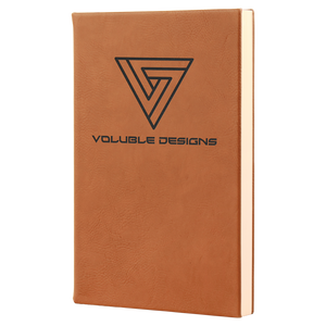 5 1/4" x 8 1/4" Rawhide Laserable Leatherette Journal