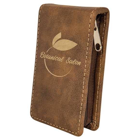 7-Piece Rustic/Gold Laserable Leatherette Manicure Gift Set