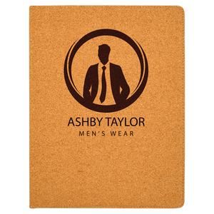 9 1/2" x 12" Cork Portfolio with Notepad