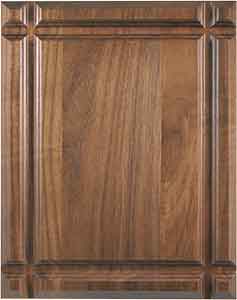 8" x 10" Grooved Face Genuine Walnut Plaque