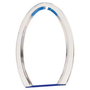 8" Blue Oval Halo Acrylic