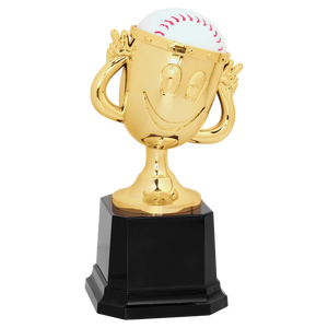 6" Baseball Happy Cup Trophy