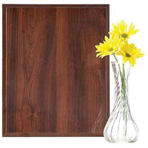 5" x 7" High Gloss Cherry Finish Plaque