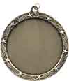 2 1/2" Antique Gold Stars 2" Insert Holder Medal