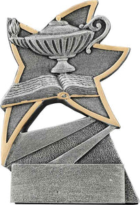 5 1/2" Lamp of Knowledge Jazz Star Resin
