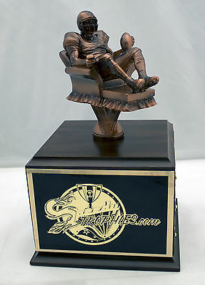 FANTASY FOOTBALL TROPHY 18 YEAR ARMCHAIR QB -  FREE ENGRAVING!