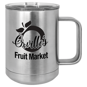 Polar Camel 15 oz. Stainless Steel Vacuum Insulated Mug with Slider Lid