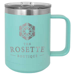 Polar Camel 15 oz. Teal Vacuum Insulated Mug with Slider Lid