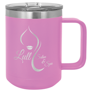 Polar Camel 15 oz. Light Purple Vacuum Insulated Mug with Slider Lid