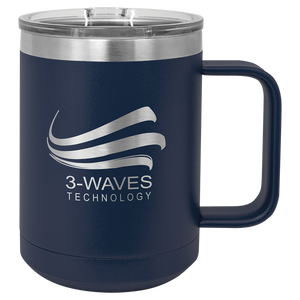 Polar Camel 15 oz. Navy Blue Vacuum Insulated Mug with Slider Lid