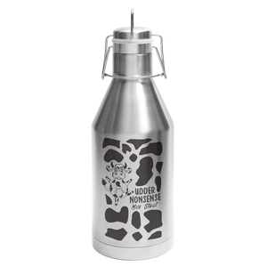 Polar Camel 64 oz. Stainless Steel Vacuum Insulated Growler with Swing-Top Lid