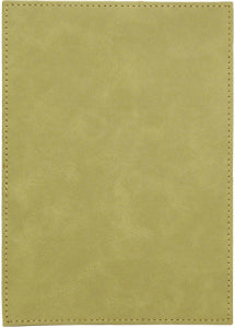 5" x 7" Light Brown Leatherette Plaque Plate