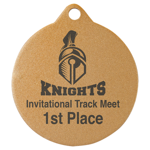2 3/4" Laserable Gold Medal