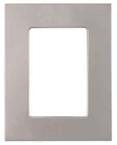 8" x 10" Silver/Silver Laser Metal Picture Frame