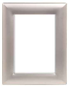5" x 7" Silver/Silver Laser Metal Picture Frame