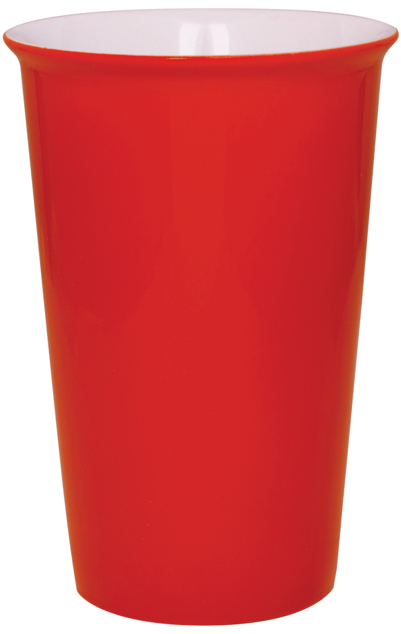 14 oz. Red Latte LazerMug
